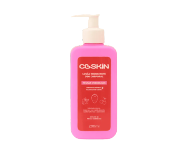 LOCAO HIDRATANTE  FRUTAS VERMELHAS 200ML CBSKIN
