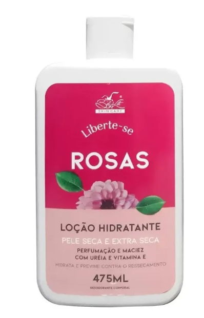 LOCAO HIDRATANTE ROSAS COM UREIA E VITAMINA C BELKIT 475ML