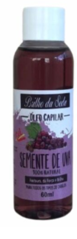 OLEO CAPILAR SEMENTE DE UVA 60ML BRILHO DA SEDA