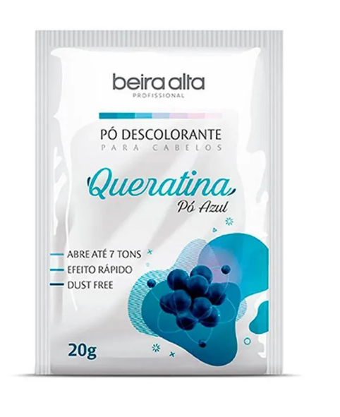 PO DESCOLORANTE QUERATINA SACHE 20G BEIRA ALTA