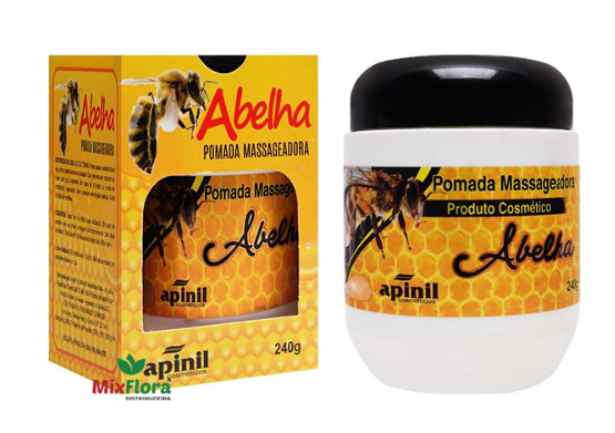 POMADA MASSAGEADORA ABELHA APNIL COSMETICOS 240G
