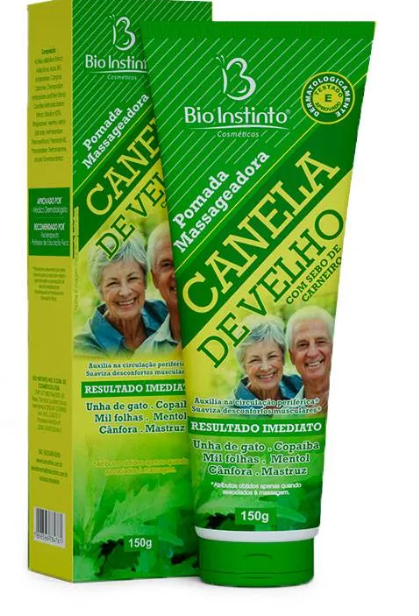 POMADA MASSAGEADORA CANELA DE VELHO BIOINSTINTO 150 G