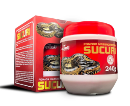 POMADA MASSAGEADORA SUCURI APINIL COSMETICOS 240G