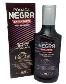 POMADA NEGRA EXTRA FORTE 200G NECTAR COSMETICOS