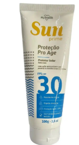 PROTETOR SOLAR CREME FPS30 SUN PRIME 100G