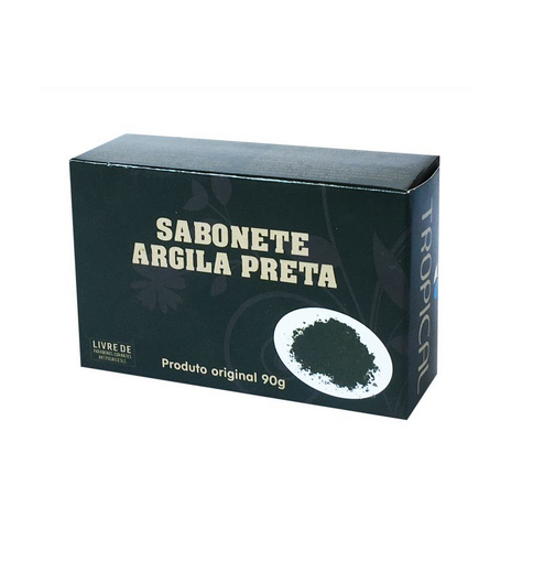 SABONETE ARGILA PRETA (DESINTÓXICANTE) TROPICAL 90 G