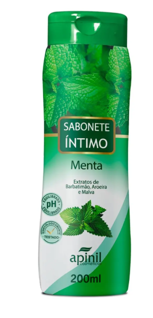 SABONETE INTIMO MENTA APINIL 200 ML