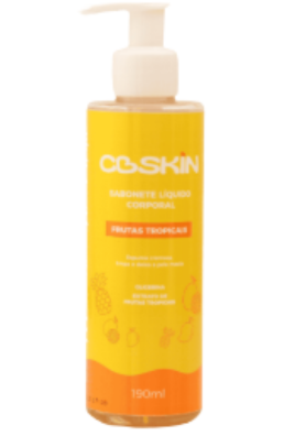SABONETE LIQUIDO CORPORAL FRUTAS TROPICAIS 190ML CBSKIN