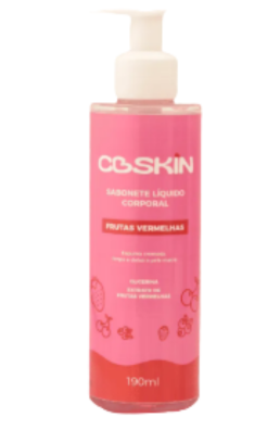 SABONETE LIQUIDO CORPORAL FRUTAS VERMELHAS 190ML CBSKIN