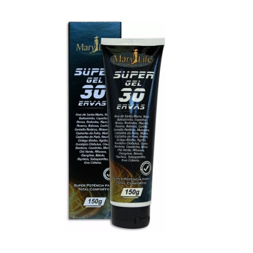 SUPER GEL 30 ERVAS BISNAGA MARY LIFE 150 G