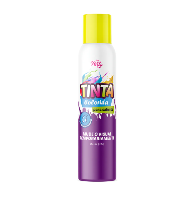 TINTA COLORIDA PARA CABELO AE AMARELO NEON 150ML MY PARTY