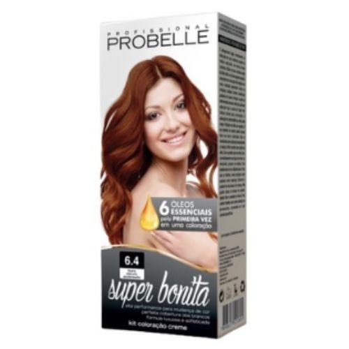TINTA SUPER BONITA 6.4 LOURO ESCURO ACOBREADO 50G PROBELLE