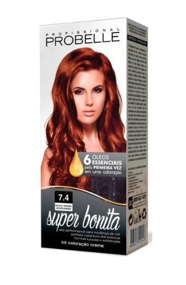 TINTA SUPER BONITA 7.4 LOURO MEDIO ACOBREADO 50G PROBELLE