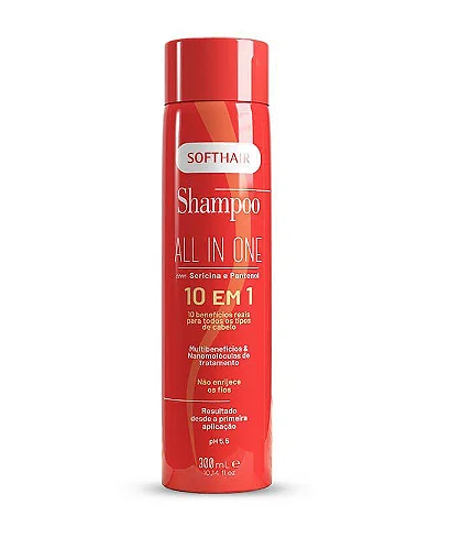 SHAMPOO ALL IN ONE 10EM 1 300ML SOFTHAIR