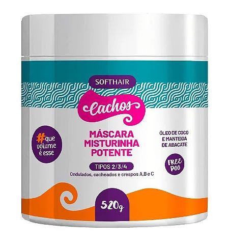 MASCARA MISTURINHA POTENTE 520G SOFTHAIR