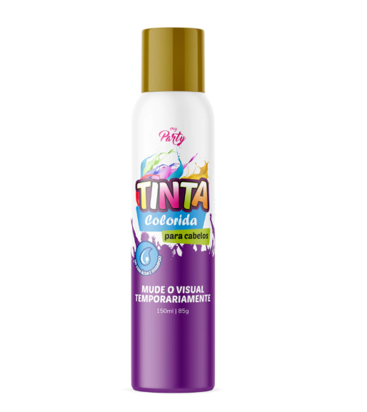TINTA COLORIDA PARA CABELO DOURADO 150ML MY PARTY