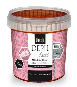 CERA DE DEPILACAO NATURAL CAMOMILA 300G SOFTHAIR