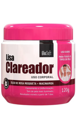 LISA CLAREADOR ROSA MOSQUETA 120g SOFTHAIR