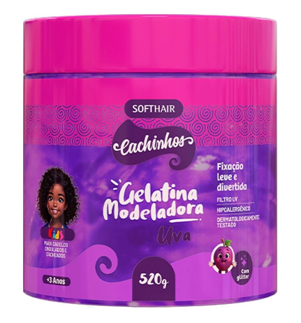 GELATINA UVA CACHINHOS 520G SOFTHAIR