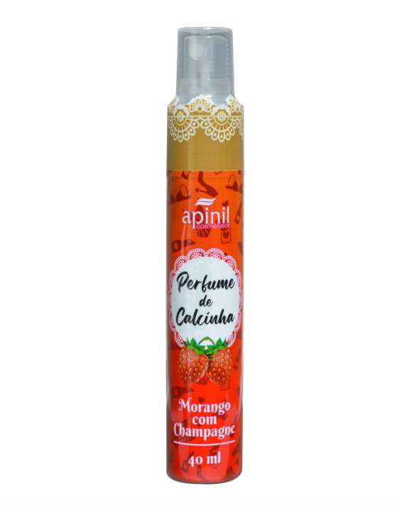 PERFUME DE CALCINHA MORANGO COM CHAMPANHE 40ML APINIL