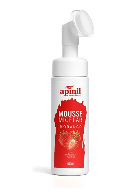 MOUSSE MICELAR MORANGO 150ML APINIL