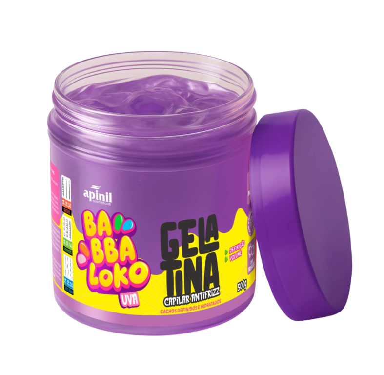 GELATINA BABBALOKO UVA 500G APINIL