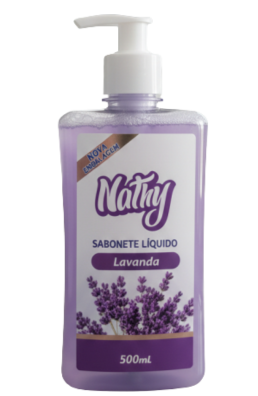 SABONETE LIQUIDO 500ML BRISA DE LAVANDA NATHY