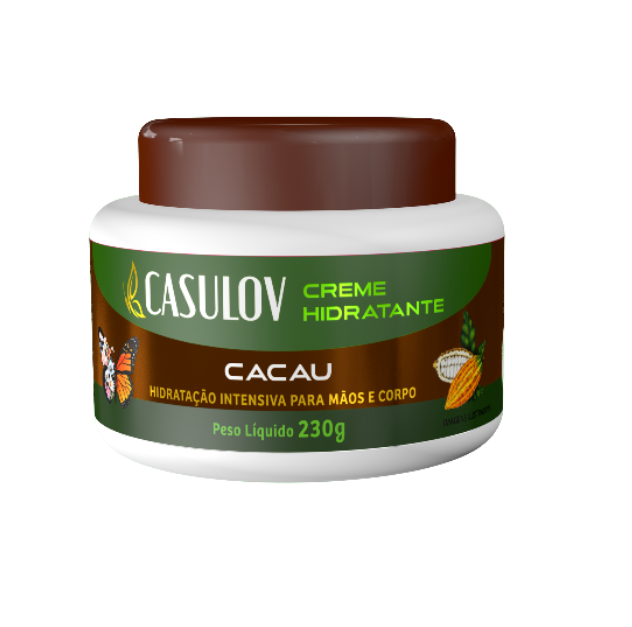 CREME HIDRATANTE CACAU 230G CASULOV