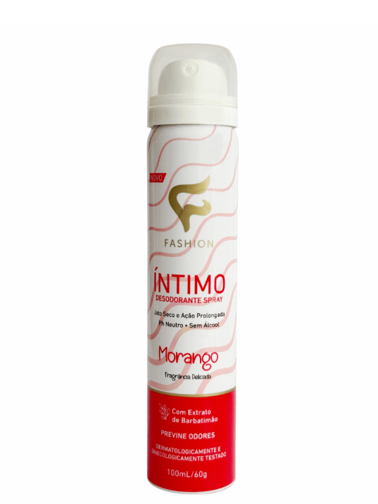 SPRAY DESODORANTE INTIMO MORANGO 100ML FASHION