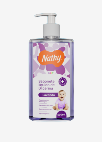 SABONETE LIQUIDO GLICERINA COM LAVANDA BABY 500ML