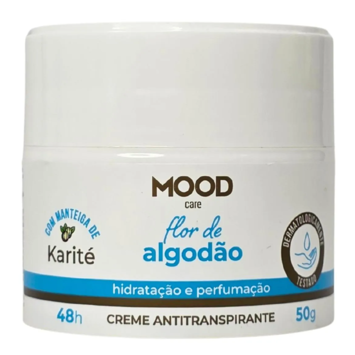 DESODORANTE CREME MOOD FLOR DE ALGODAO 50G