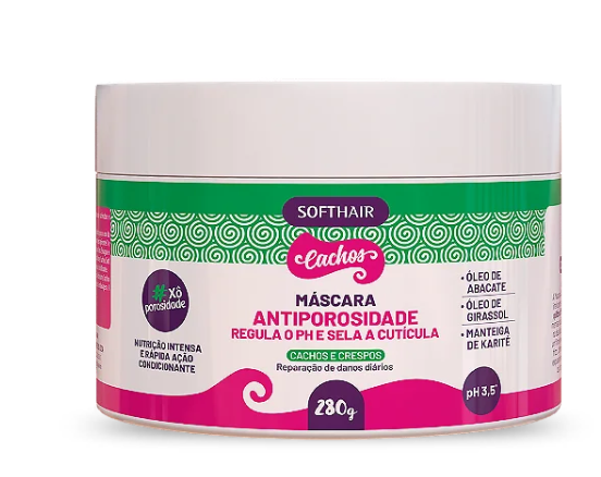 MASCARA ANTIPOROSIDADE CACHOS 280G SOFTHAIR