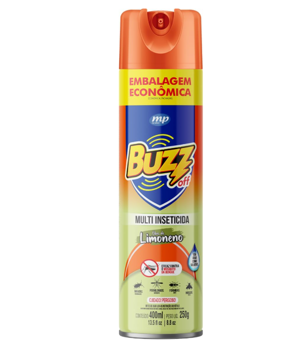 MULTI INSETICIDA AE CITRONELA BUZZ OFF 400ML MP