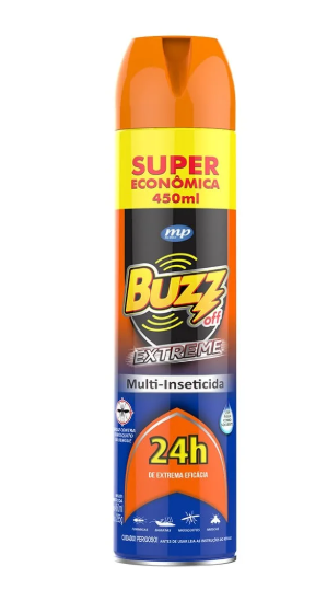 MULTI INSETICIDA SPRAY BUZZ OFF 450ML12UN MY PLACE