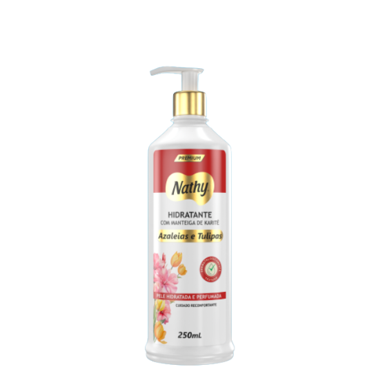 HIDRATANTE CORPORAL NATHY PREMIUM AZALEIAS E TULIPAS 250ML NATHY