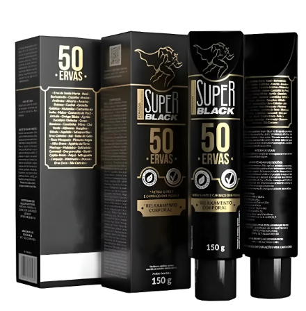 POMADA SUPER BLACK 50 ERVAS 150G BIO INSTINTO
