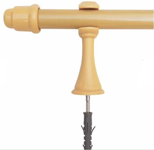 KIT VARAO 2,0MT SIMPLES 19MM MARFIM DC