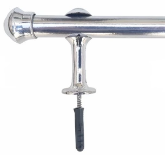 KIT VARAO 2,0MT SIMPLES 19MM CROMADO DC