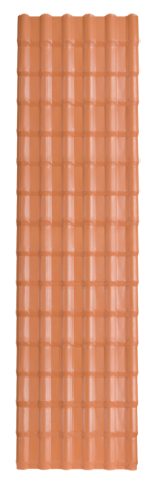 TELHA PLAN PVC 3,30 X 0,88 -06 ONDAS TERRA  AFORT