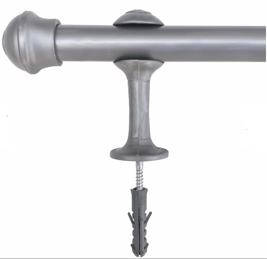 KIT VARAO 2,0MT SIMPLES 19MM PRATA DC