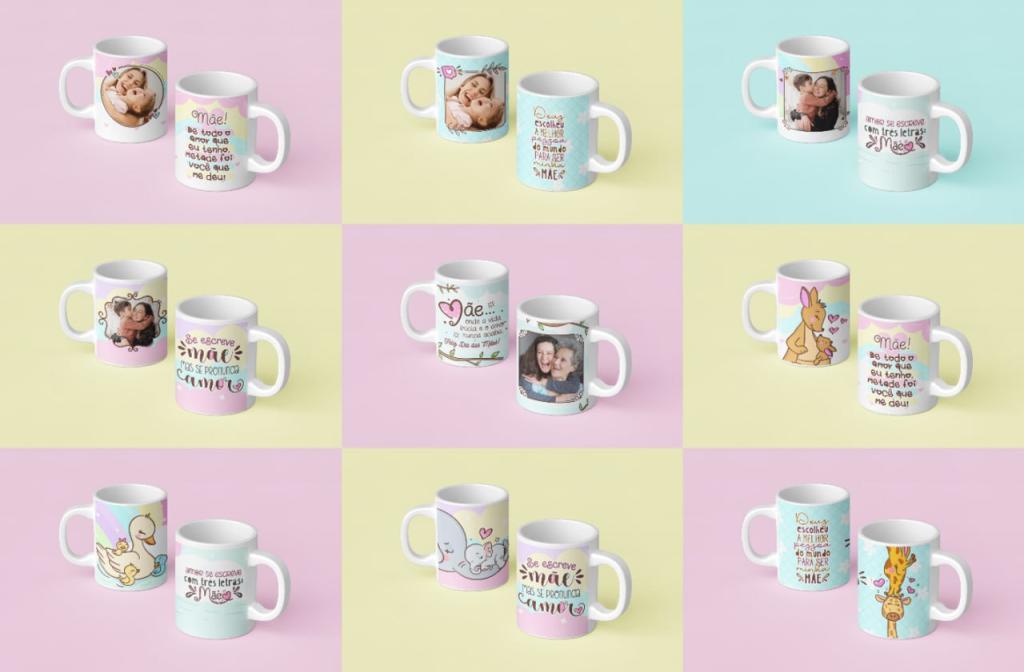 CANECA C/ FOTO MÃES
