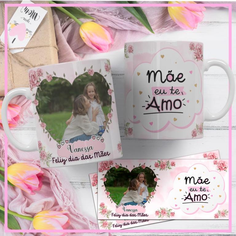 CANECA FOTO/FRASE DIA DAS MÃES