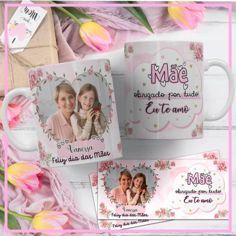 CANECA FOTO/FRASE MÃES