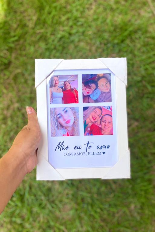 QUADRO MÃES 4 FOTOS MDF