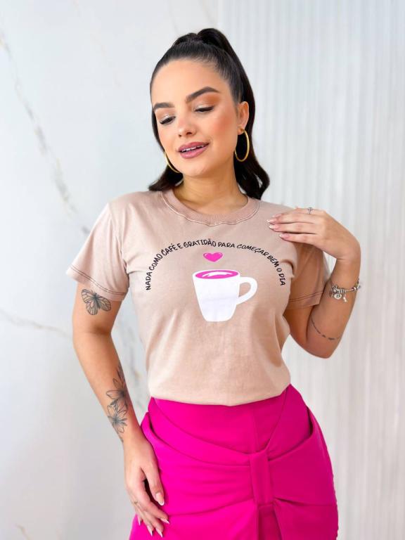 T-SHIRT CAFE NUDE