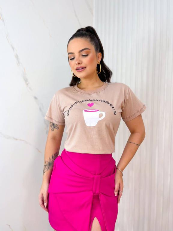 T-SHIRT CAFE NUDE