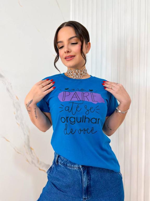 T-SHIRT NAO PARE DE SONHAR