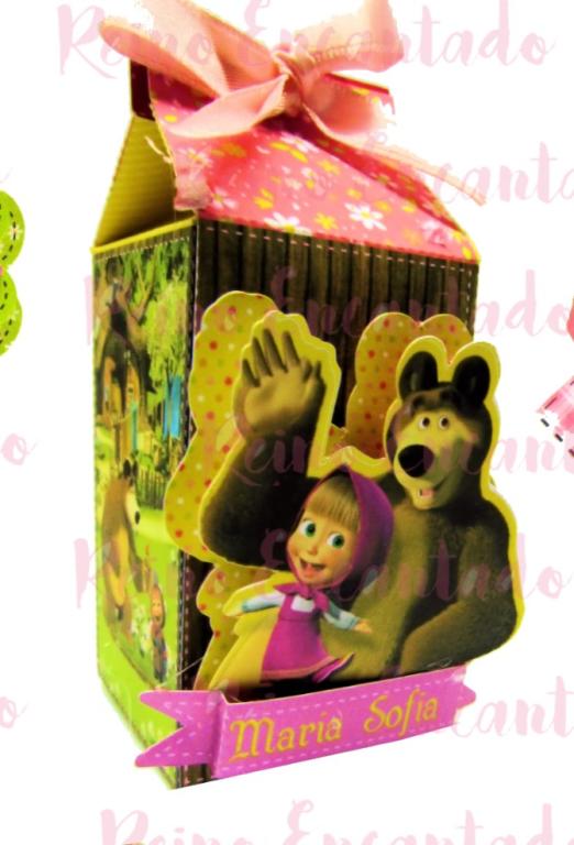 CAIXA MILK MASHA E O URSO