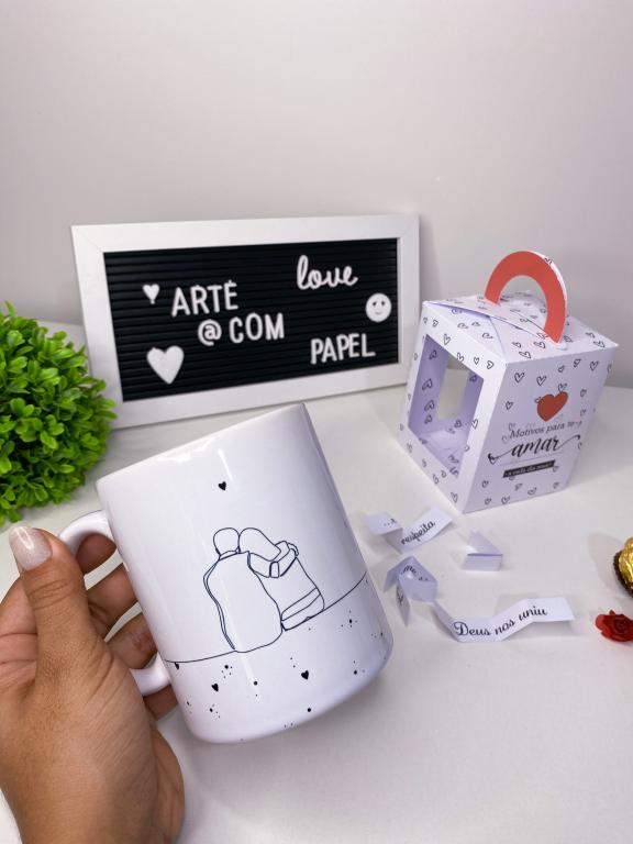 CANECA MOTIVOS PARA TE AMAR NAMORADOS