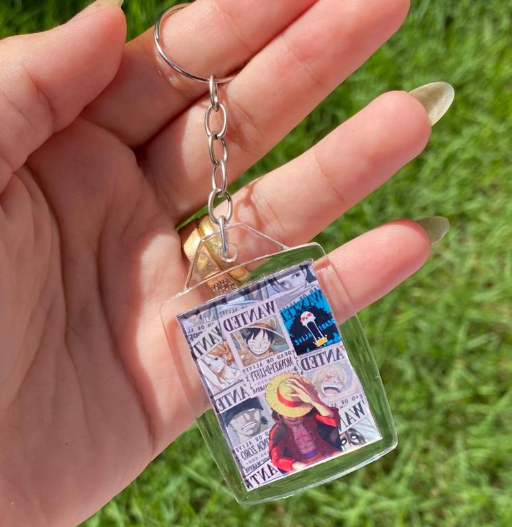 CHAVEIRO PERSONALIZADO EM ACRILICO QUADRADO